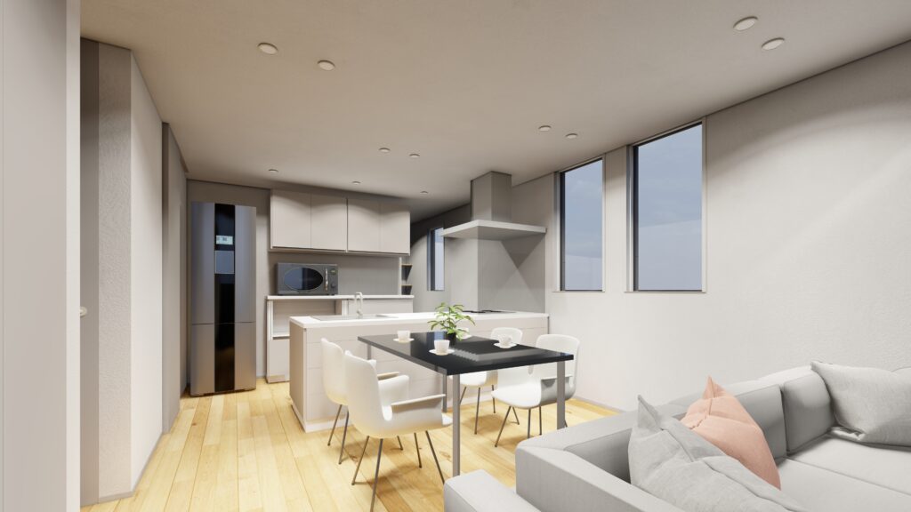 【平塚市豊田小嶺】デザイナーズ建売住宅　-自然と片付く、心がほどける家-